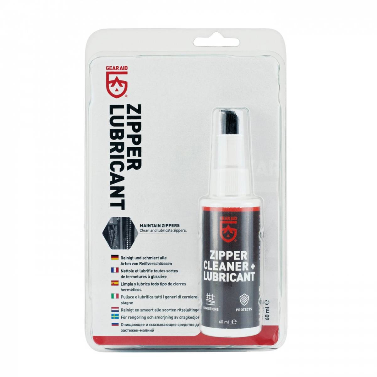 Gear Aid - Zipper Cleaner Lubricant - Flaske m-kost 60ml