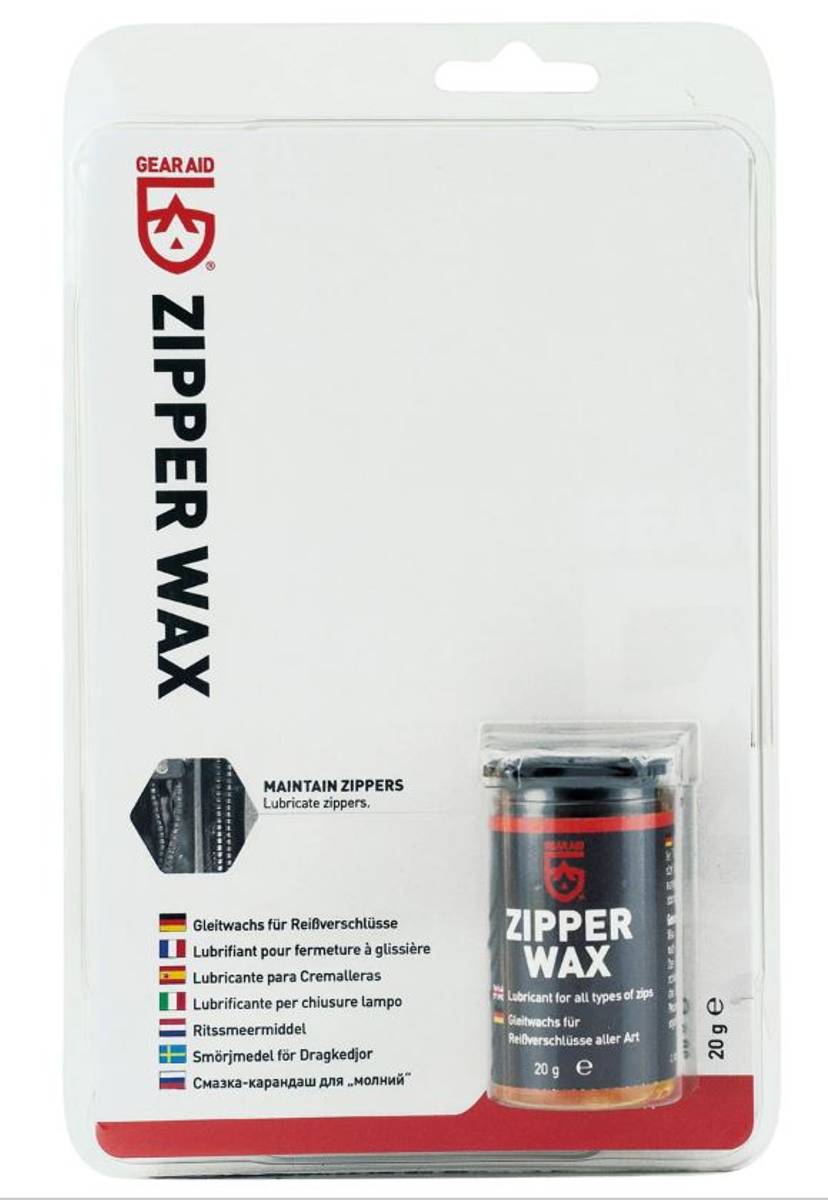 Gear Aid - Zipper Wax - Voks til glidelåser - Boks 20 gram