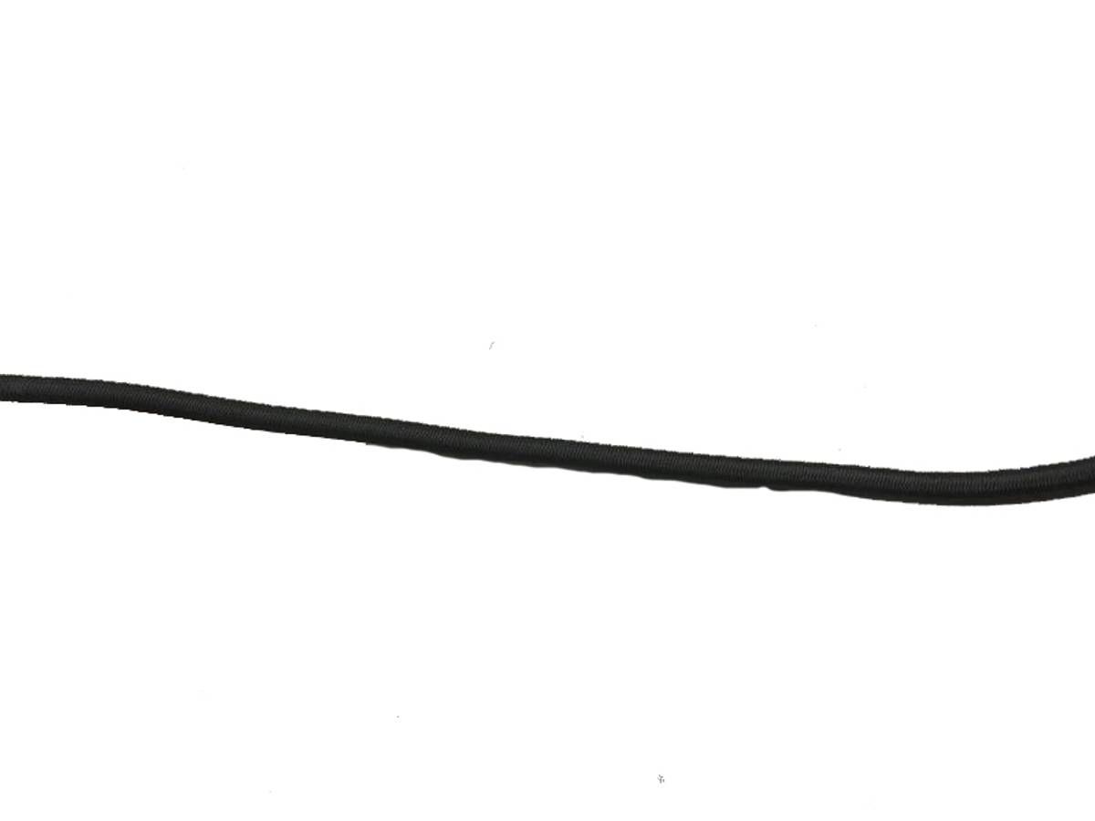 Robline - Dekksstrikk - farge sort -  4 mm