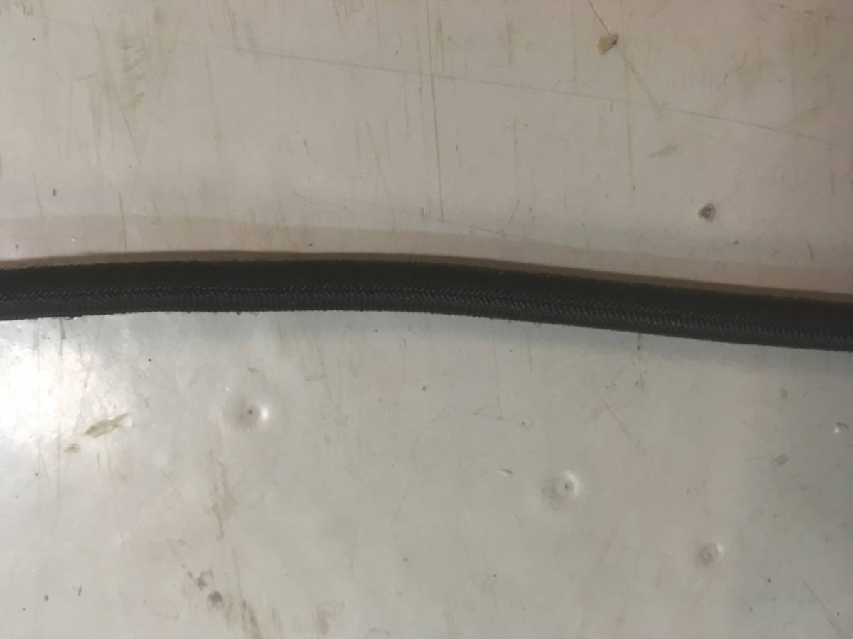 Robline - Dekksstrikk sort -  6 mm