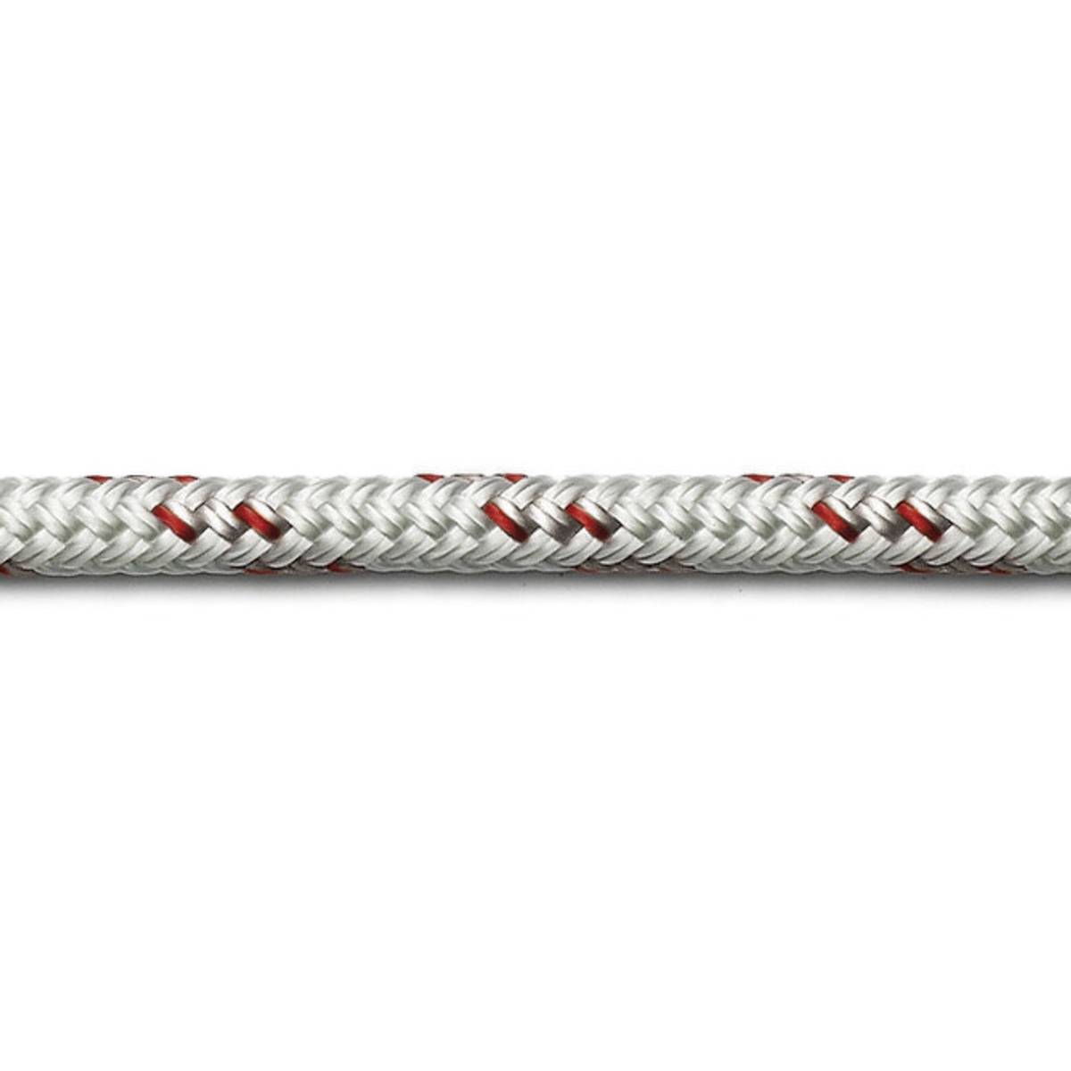 Robline Trimline - tau hvit-rød- 2 mm